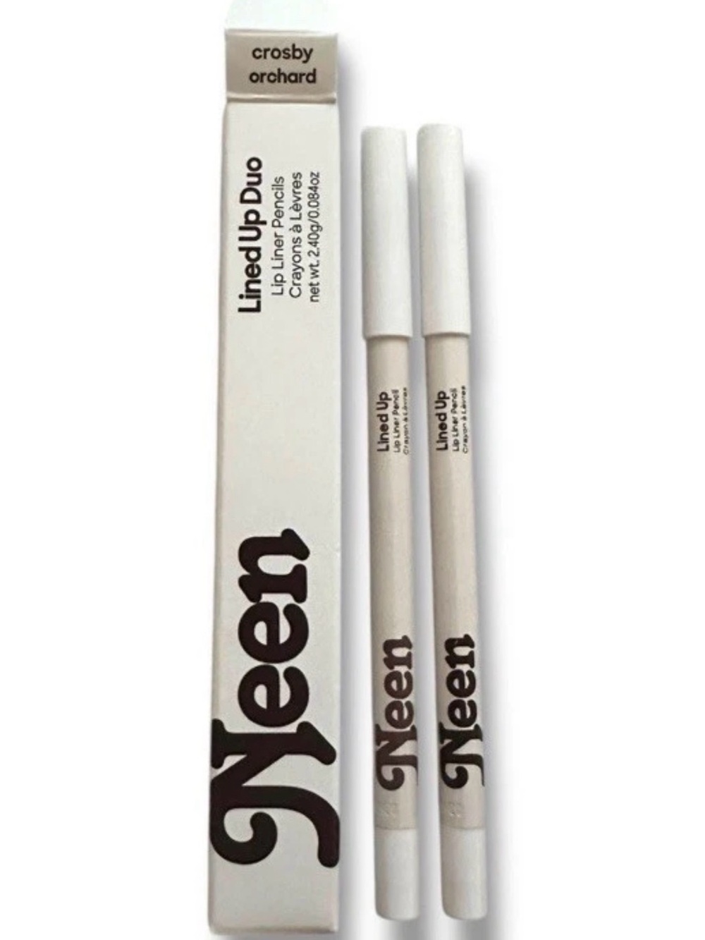 NEEN Lined Up Lip Liner Pencils (2) in CROSBY & ORCHARD NIB
